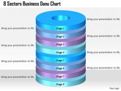 1013 Business Ppt diagram 8 Sectors Business Donut Chart Powerpoint Template