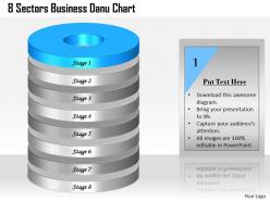 1013 business ppt diagram 8 sectors business donut chart powerpoint template