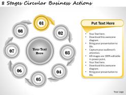 1013 business ppt diagram 8 stages cicular business actions powerpoint template