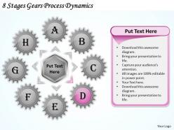 53757221 style variety 1 gears 8 piece powerpoint presentation diagram infographic slide