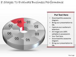1013 business ppt diagram 8 stages to evaluate business performance powerpoint template