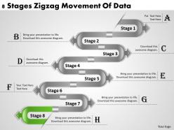 1013 business ppt diagram 8 stages zigzag movement of data powerpoint template