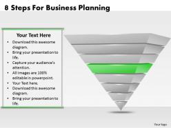 1013 business ppt diagram 8 steps for business planning powerpoint template