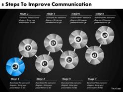 1013 business ppt diagram 8 steps to improve communication powerpoint template