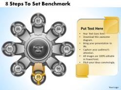 1013 business ppt diagram 8 steps to set benchmark powerpoint template