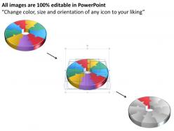 61958453 style division pie-donut 9 piece powerpoint presentation diagram infographic slide
