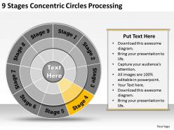 85163403 style circular concentric 9 piece powerpoint presentation diagram infographic slide
