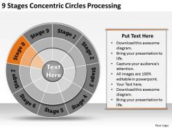 85163403 style circular concentric 9 piece powerpoint presentation diagram infographic slide