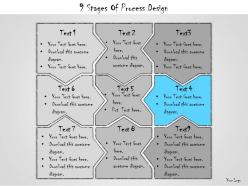 1013 business ppt diagram 9 stages of process design powerpoint template