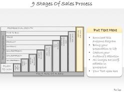 1013 business ppt diagram 9 stages of sales process powerpoint template