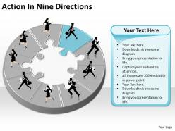 1013 business ppt diagram action in nine directions powerpoint template