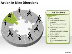 1013 business ppt diagram action in nine directions powerpoint template