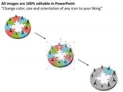 91909746 style division pie-donut 9 piece powerpoint presentation diagram infographic slide