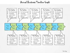1013 business ppt diagram annual business timeline graph powerpoint template