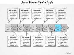 1013 business ppt diagram annual business timeline graph powerpoint template