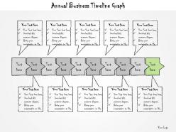 1013 business ppt diagram annual business timeline graph powerpoint template