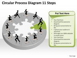 1013 business ppt diagram circular process diagram 11 steps powerpoint template