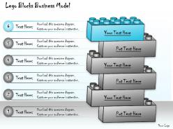 1013 business ppt diagram lego blocks business model powerpoint template