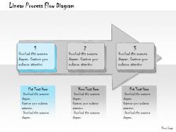 1013 business ppt diagram linear process flow diagram powerpoint template