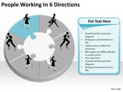 1013 business ppt diagram people working in 6 directions powerpoint template