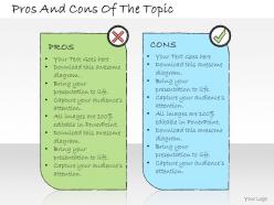 1013 business ppt diagram pros and cons of the topic powerpoint template