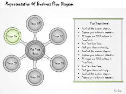 1013 business ppt diagram representation of business flow diagram powerpoint template