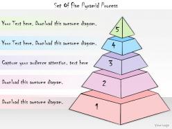 1013 business ppt diagram set of five pyramid process powerpoint template