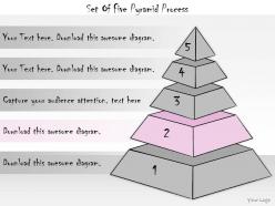 1013 business ppt diagram set of five pyramid process powerpoint template