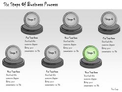 1013 business ppt diagram six steps of business process powerpoint template