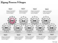 1013 business ppt diagram zigzag process 9 stages powerpoint template