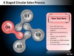 1013 business process consulting 4 staged circular sales powerpoint templates ppt backgrounds for slides