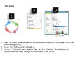 10737129 style circular loop 4 piece powerpoint presentation diagram infographic slide