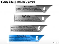 1013 business process consulting 4 staged step diagram powerpoint templates ppt backgrounds for slides