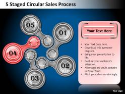 1013 business strategy 5 staged circular sales process powerpoint templates ppt backgrounds for slides