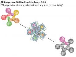 75888383 style circular loop 5 piece powerpoint presentation diagram infographic slide