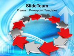 1013 circular arrow process teamwork powerpoint templates ppt themes and graphics