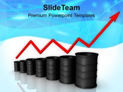 1013 Increasing-Price-Of-Oil-Concept Of Economic Progress PowerPoint Templates PPT Themes And Graphics