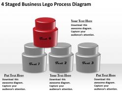 1013 management consulting business 4 staged lego process diagram ppt templates backgrounds for slides