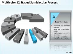 10829162 style circular semi 12 piece powerpoint presentation diagram infographic slide