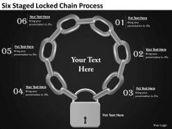 1013 project management consultancy six staged locked chain process ppt templates backgrounds for slides