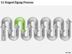 72614582 style circular zig-zag 11 piece powerpoint presentation diagram infographic slide