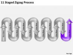 72614582 style circular zig-zag 11 piece powerpoint presentation diagram infographic slide