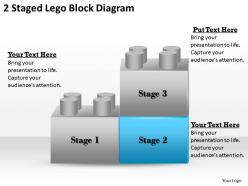 43101927 style variety 1 lego 2 piece powerpoint presentation diagram infographic slide