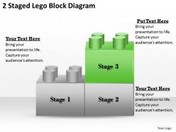 1013 strategy consultant 2 staged lego block diagram powerpoint templates ppt backgrounds for slides