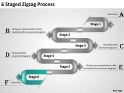1013 strategy consulting business 6 staged zigzag process powerpoint templates ppt backgrounds for slides