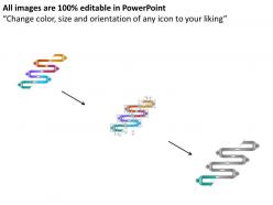 17458413 style circular zig-zag 6 piece powerpoint presentation diagram infographic slide