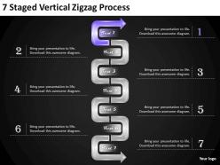 21339364 style circular zig-zag 7 piece powerpoint presentation diagram infographic slide