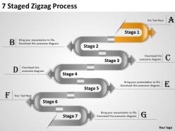 10075490 style circular zig-zag 7 piece powerpoint presentation diagram infographic slide