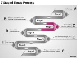 1013 strategy management consultants 7 staged zigzag process powerpoint templates ppt backgrounds for slides