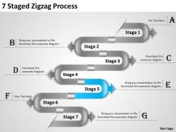 1013 strategy management consultants 7 staged zigzag process powerpoint templates ppt backgrounds for slides